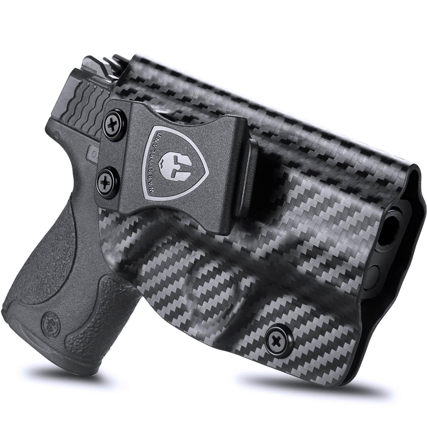 Carbon Fiber Kydex IWB Holster for Smith & Wesson M&P Shield/ Plus/ M2.0 9mm/.40 Pistol | WARRIORLAND WARRIORLAND