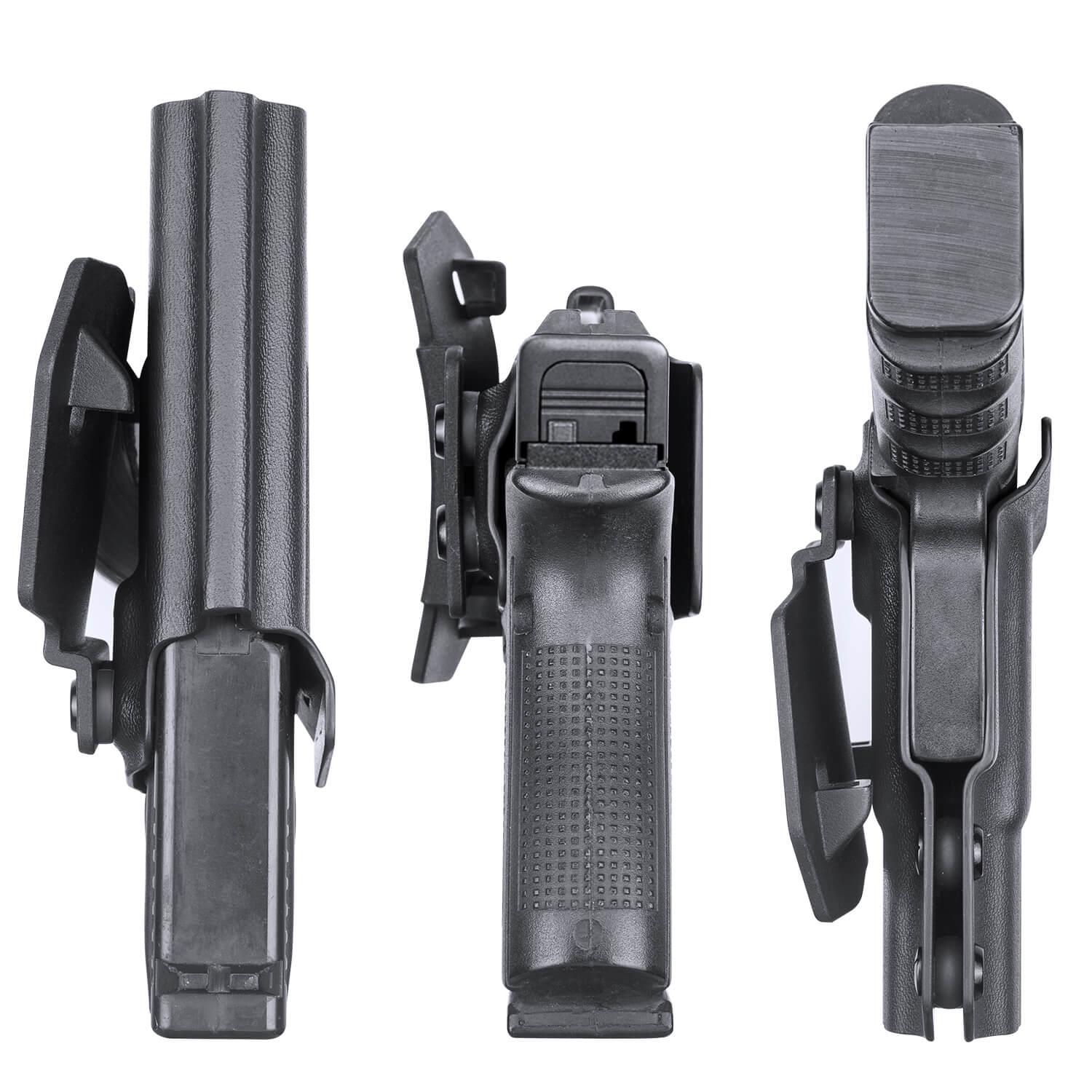 Kydex OWB Paddle Holster with red dot optics cut for Glock Glock G17/G19/34 Gen3-5 G17/G19/ Gen4 MOS G17/G19/G34 Gen5 MOS G19X G23 Gen3-4 G22 Gen3-4 G31 Gen3-4 G32 Gen3-4 G44 G45 G45 MOS version Right/Left Handed | WARRIORLAND WARRIORLAND