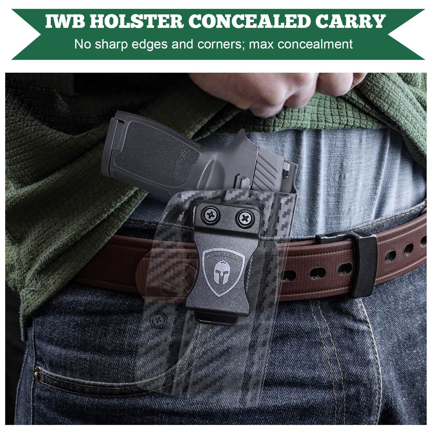 Carbon Fiber Kydex Holster Sig Sauer P320 Full Size Compact P320X Carry Pistol | WARRIORLAND WARRIORLAND