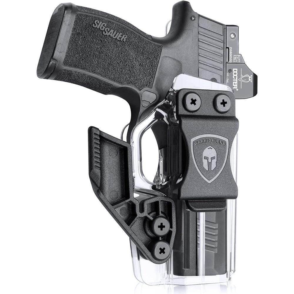 Clear Holster for P365 P365 XL P365SAS P365X P365.380 ACP P365 ROSE.380 ACP with Claw Red Dot Optics Cut IWBw/Claw Conceal Carry | WARRIORLAND WARRIORLAND