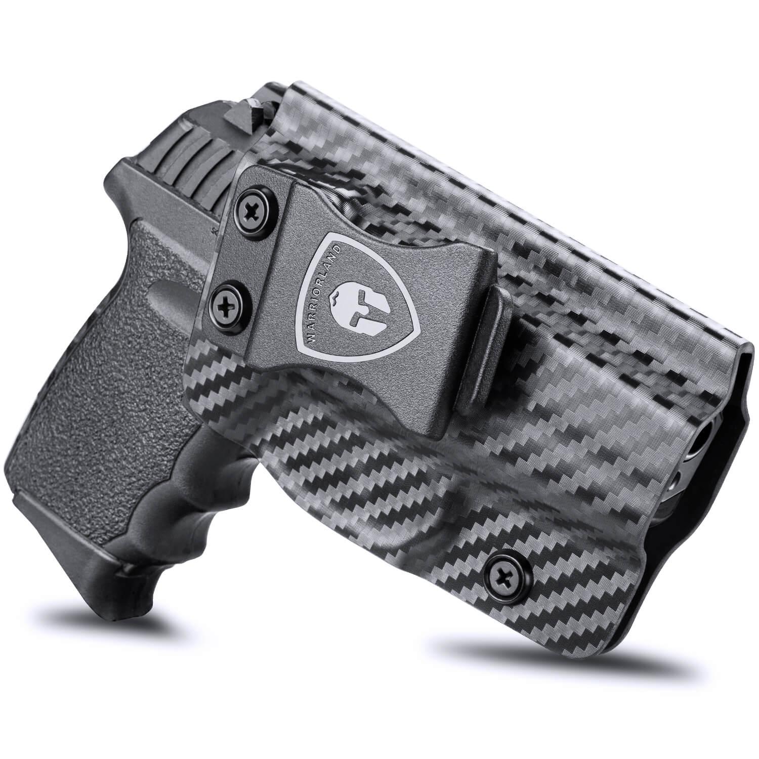 Carbon Fiber Kydex IWB Holster for SCCY CPX 1 2 CPX-1 CPX-2 9mm with No Rail Concealed Carry | WARRIORLAND WARRIORLAND