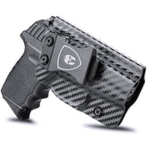 Carbon Fiber Kydex IWB Holster for SCCY CPX 1 2 CPX-1 CPX-2 9mm with No Rail Concealed Carry | WARRIORLAND WARRIORLAND