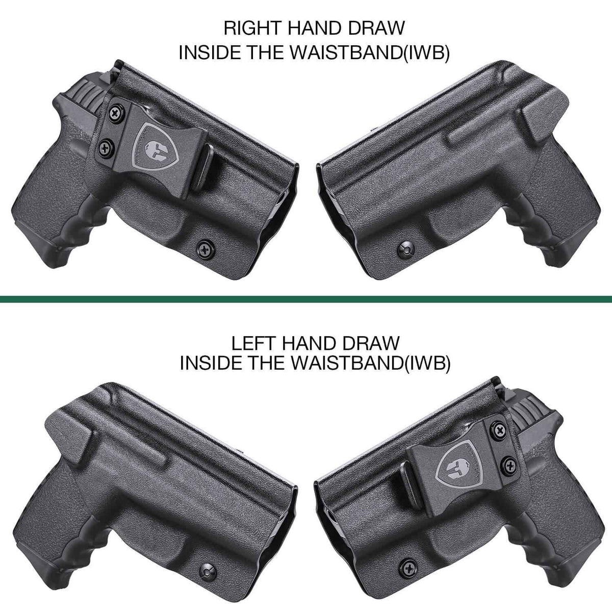 SCCY CPX 1 2 CPX-1 CPX-2 9mm No Rail Holster IWB Kydex Inside Waistband Holster Concealed Carry | WARRIORLAND