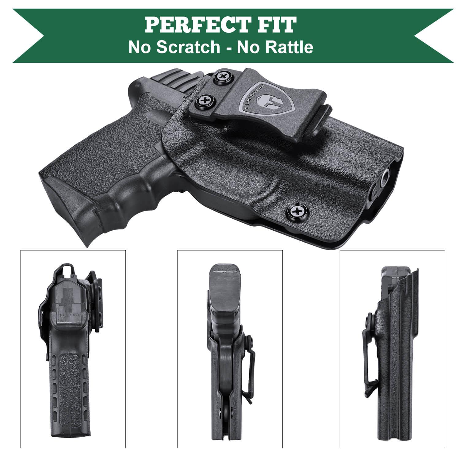 SCCY CPX 1 2 CPX-1 CPX-2 9mm No Rail Holster IWB Kydex Inside Waistband Holster Concealed Carry | WARRIORLAND WARRIORLAND