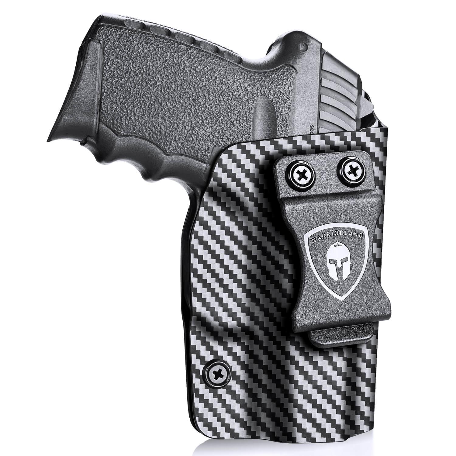 Carbon Fiber Kydex IWB Holster for SCCY CPX 1 2 CPX-1 CPX-2 9mm with No Rail Concealed Carry | WARRIORLAND WARRIORLAND