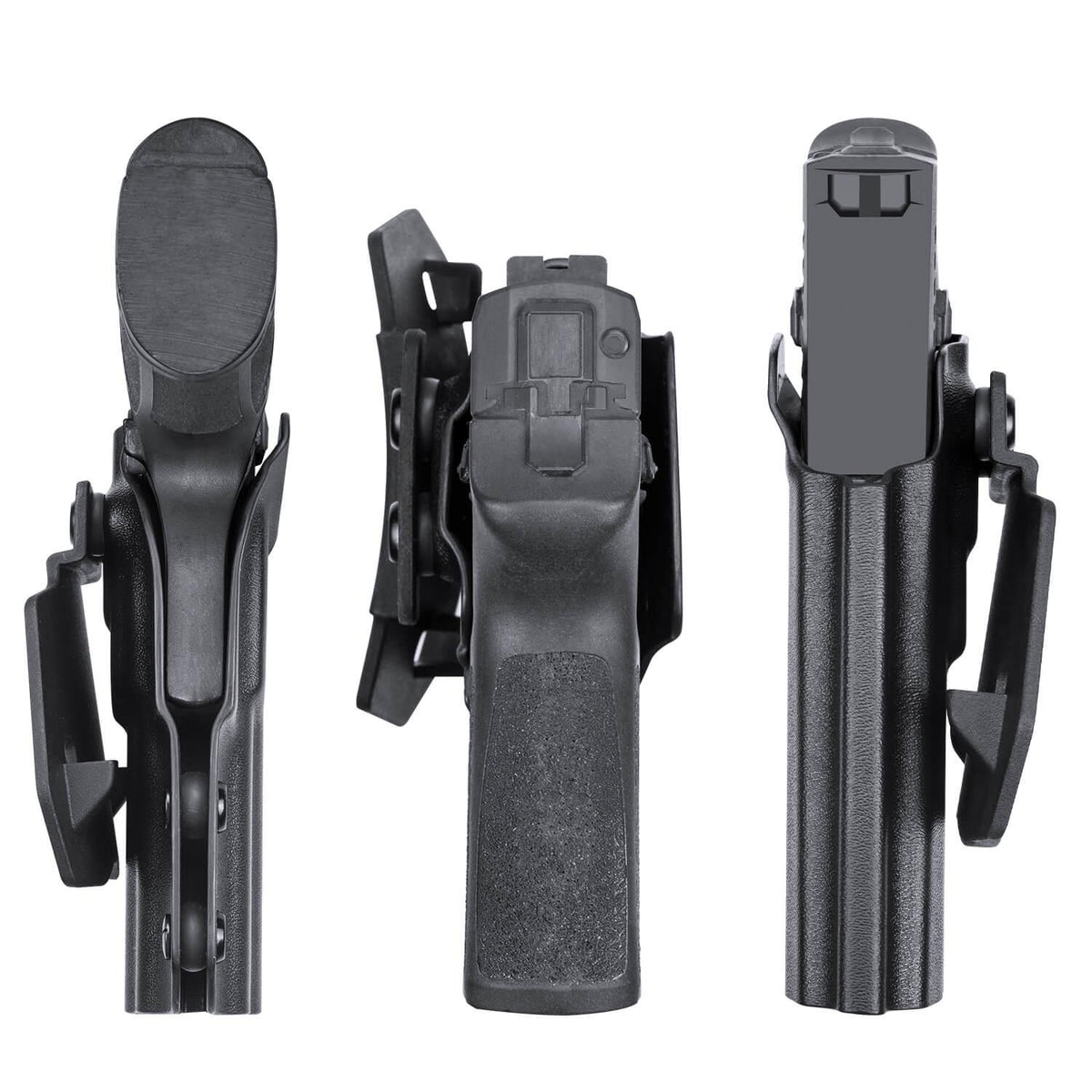 Sig Sauer P320 Full Size Compact P320X Carry Pistol OWB KYDEX Paddle Holster Appendix Open Carry Red Dot Optics Cut Fully Trigger Guard | WARRIORLAND WARRIORLAND