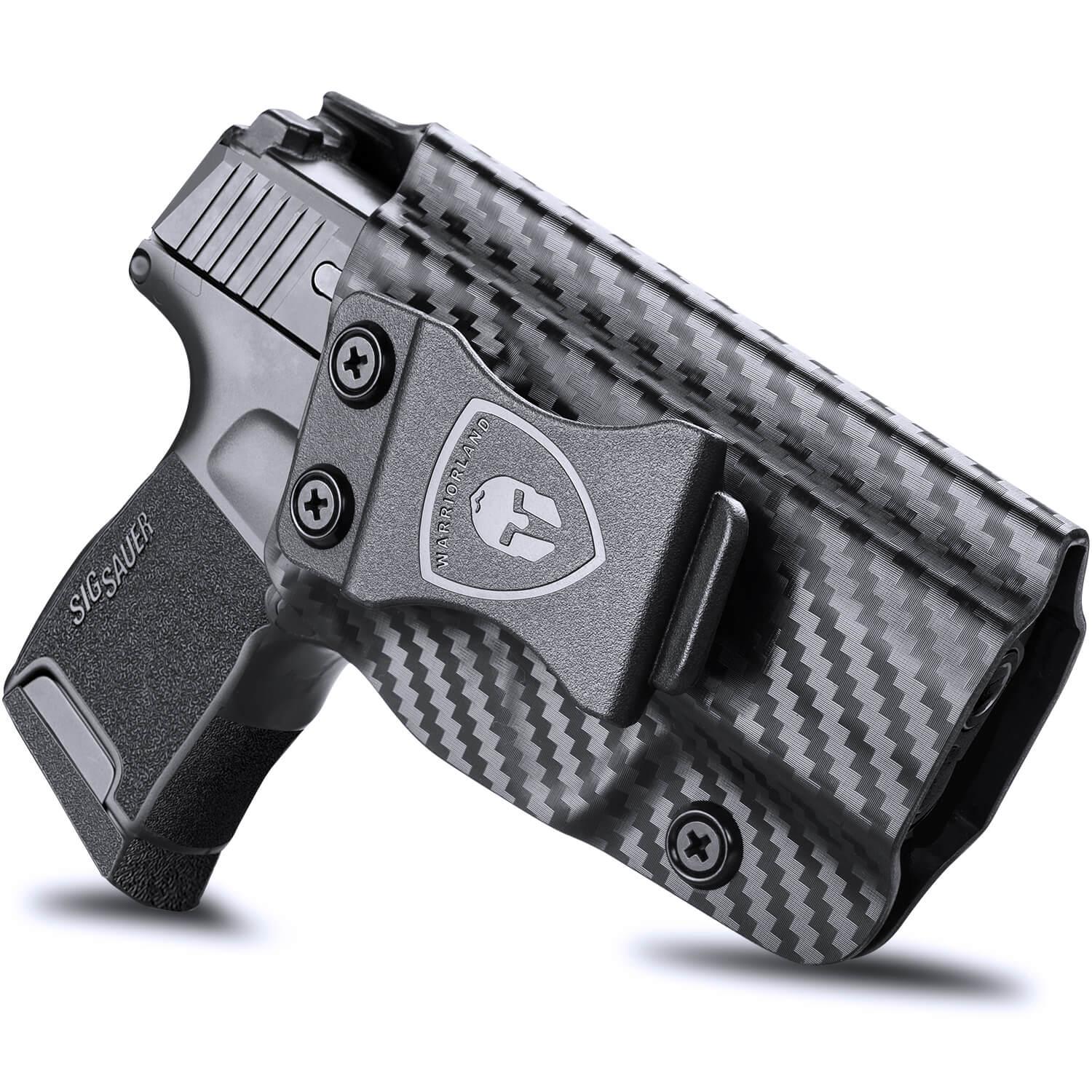 Carbon Fiber Kydex Appendix Holster Sig Sauer P365 SAS X XL 9mm Pistol Inside the Waist Band | WARRIORLAND WARRIORLAND