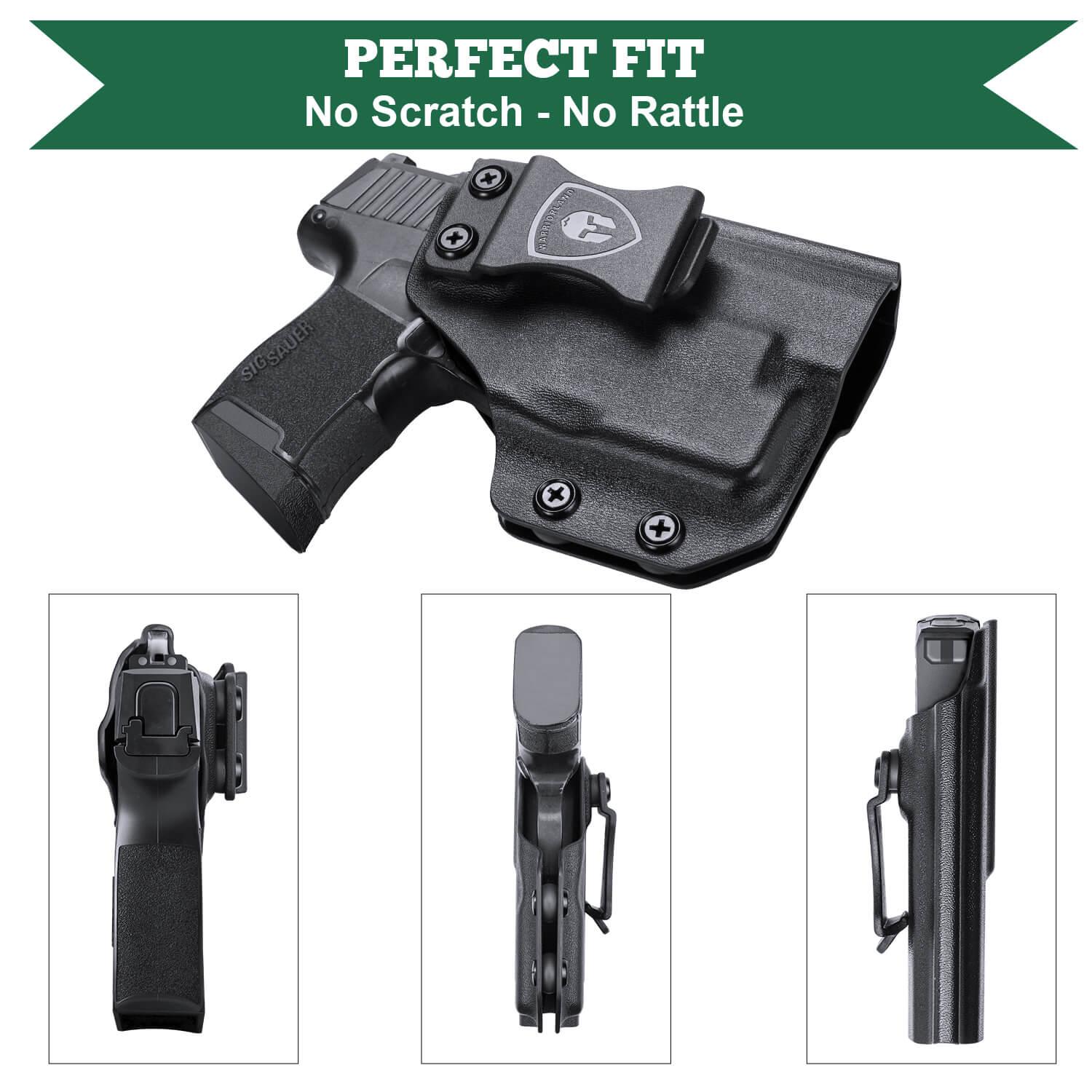 Kydex IWB Light Bearing Holsters for Sig Sauer P365 SAS X XL Pistol with TLR 6 Trigger Guard Holsters Right/ Left Handed | WARRIORLAND WARRIORLAND