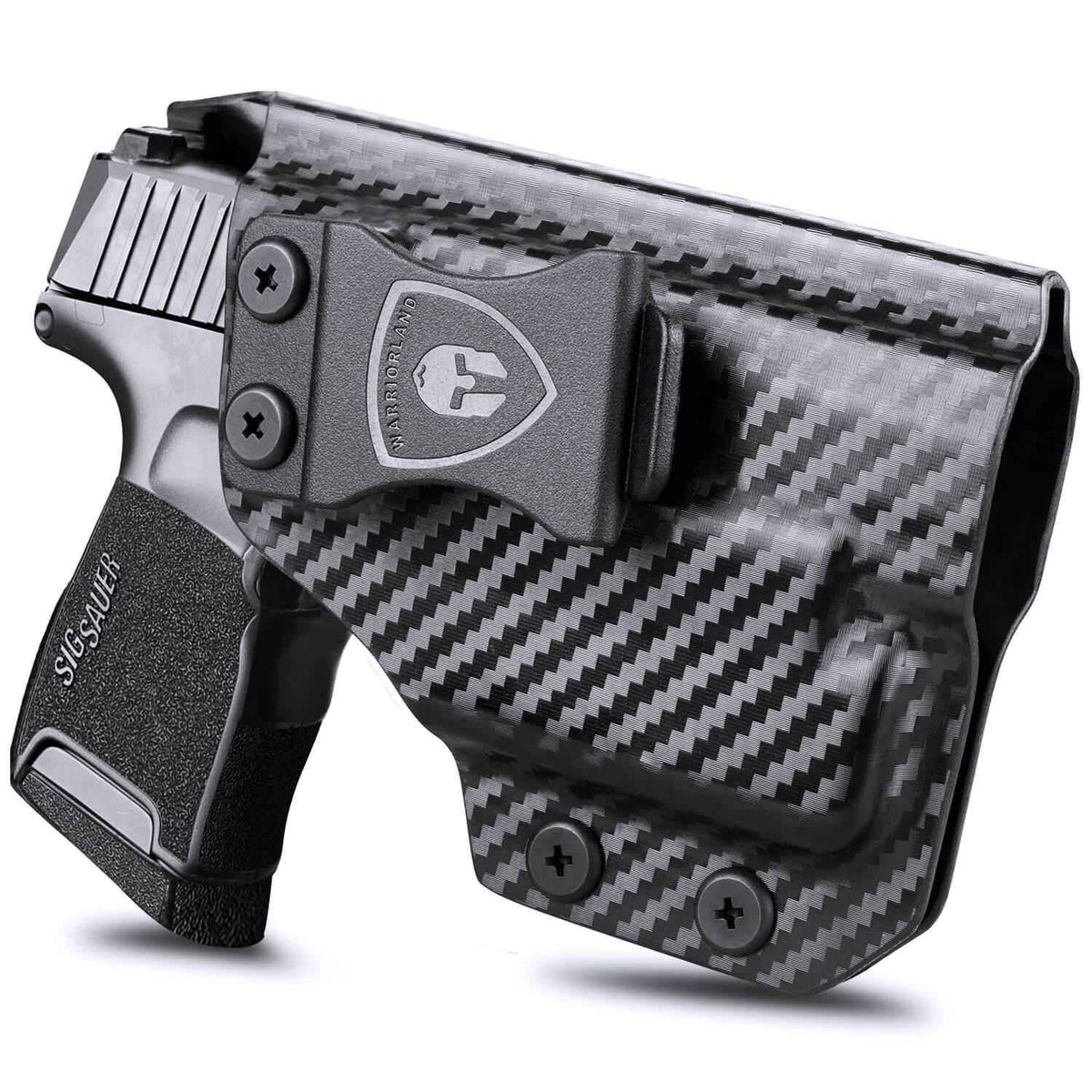 Sig Sauer P365 SAS X XL Pistol with TLR6 Carbon Fiber Kydex IWB Light Bearing Holsters Appendix Concealment Carry Trigger Guard Holster | WARRIORLAND