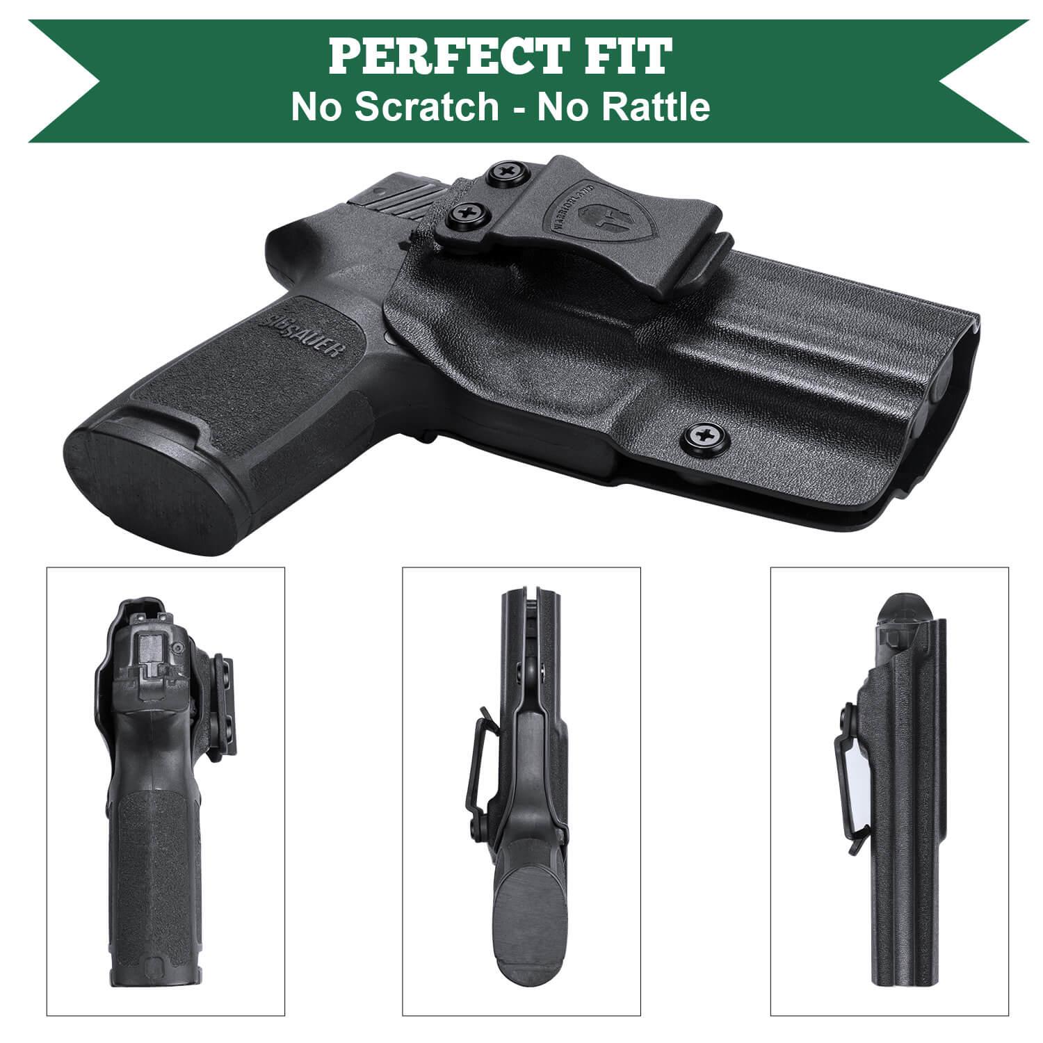 IWB Retention Concealed Carry Holster for Sig Sauer P320 Full Size Compact P320X Carry Pistol Right/ Left Handed | WARRIORLAND WARRIORLAND