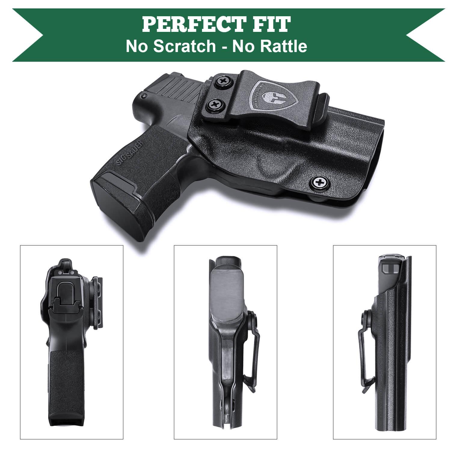 IWB Kydex Holster for Sig Sauer P365 P365SAS P365X P365.380 ACP Pistol Right/ Left Handed | WARRIORLAND WARRIORLAND