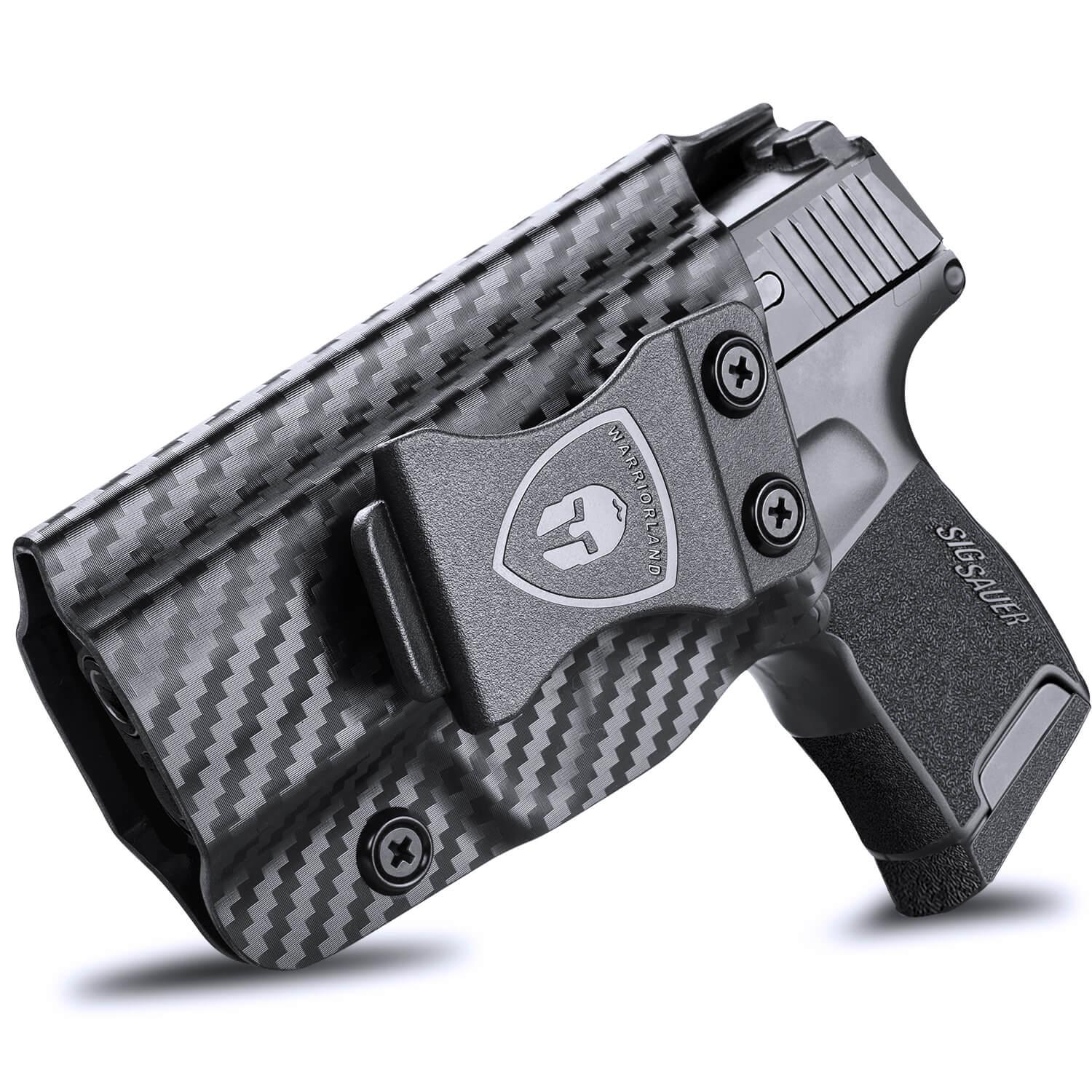 Carbon Fiber Kydex Appendix Holster Sig Sauer P365 SAS X XL 9mm Pistol Inside the Waist Band | WARRIORLAND WARRIORLAND