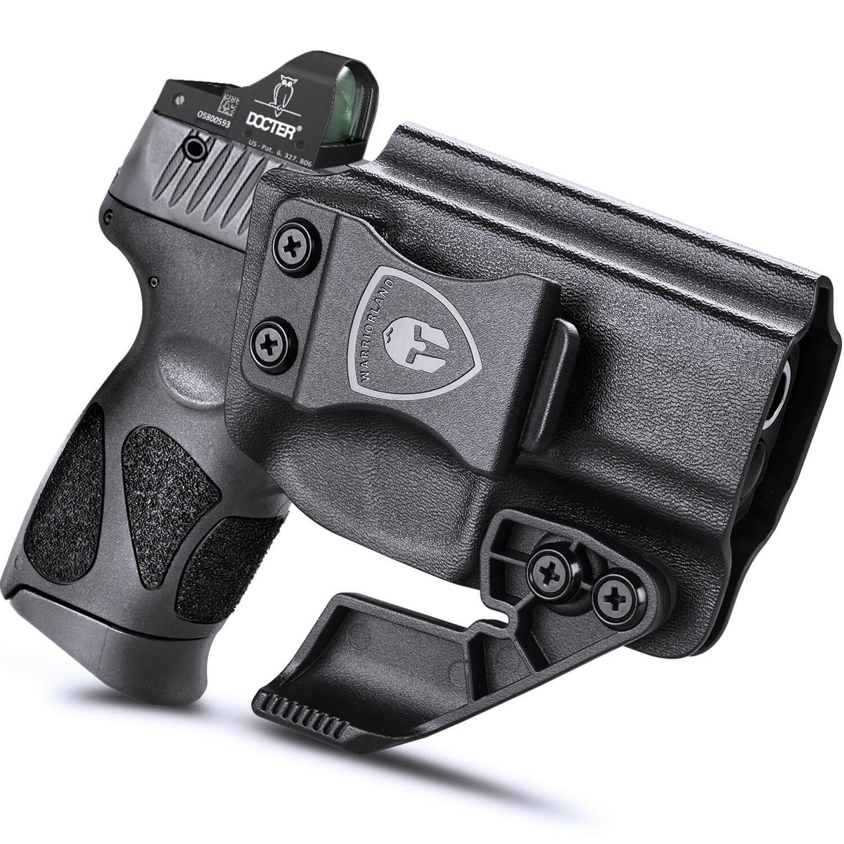 IWB Holster with Claw Taurus G2C Taurus G2S Taurus G3C Taurus G3C TORO Taurus G3 Taurus PT111 Millennium G2 Taurus PT140 Millennium G2 Taurus TX 22 COMPACT Red Dot Optics Cut Appendix Carry Trigger Guard Holsters for fat guys | WARRIORLAND WARRIORLAND