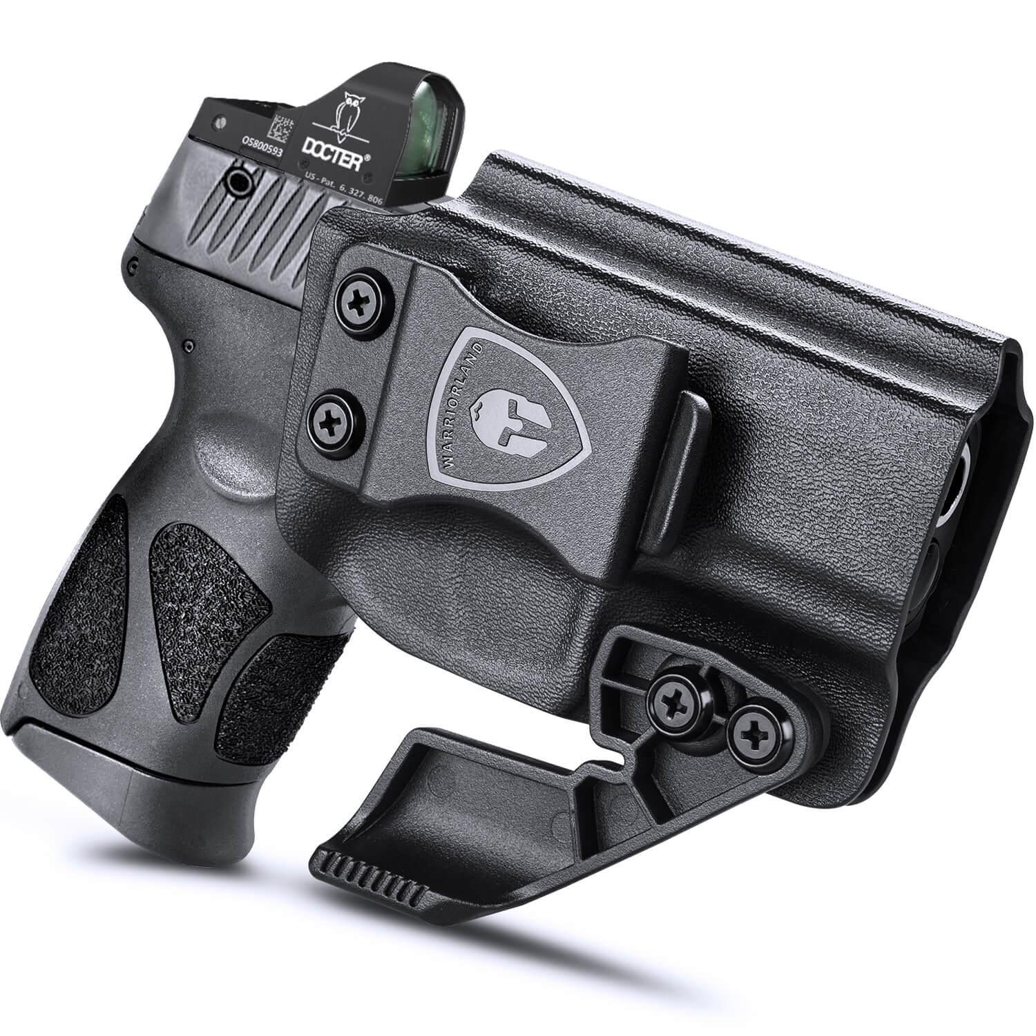 IWB Holster with Claw Taurus G2C Taurus G2S Taurus G3C Taurus G3C TORO Taurus G3 Taurus PT111 Millennium G2 Taurus PT140 Millennium G2 Taurus TX 22 COMPACT Red Dot Optics Cut Appendix Carry Trigger Guard Holsters for fat guys | WARRIORLAND WARRIORLAND