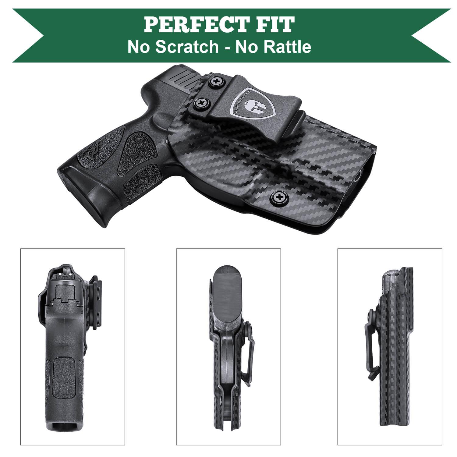 Carbon Fiber Kydex Holster for Taurus G2C Taurus G2S Taurus G3C Taurus G3 Taurus PT111 Millennium G2 Taurus PT140 Millennium G2 Taurus TX 22 COMPACT 9mm | WARRIORLAND WARRIORLAND