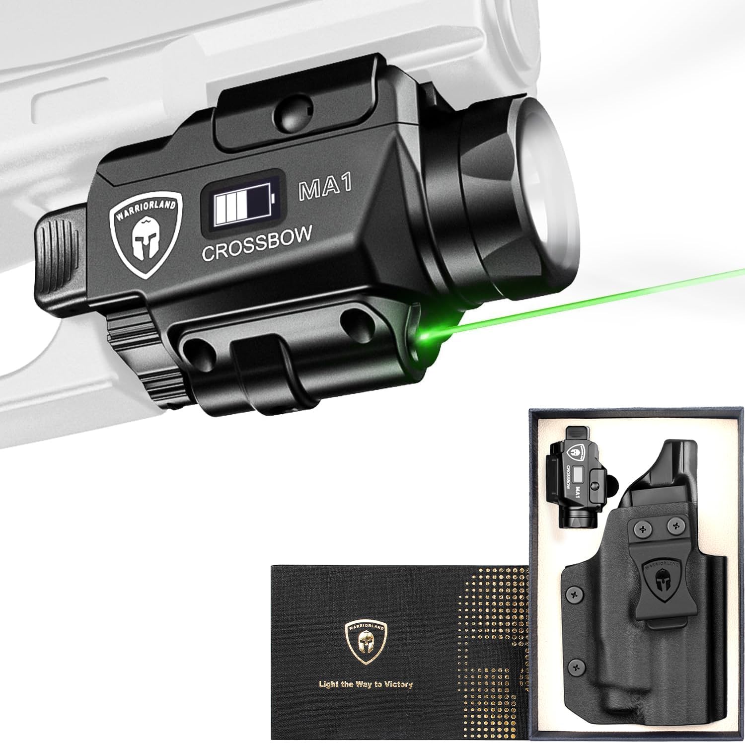 WARRIORLAND MA1 Crossbow: America's Best USB Rechargeable Pistol Light in 2026