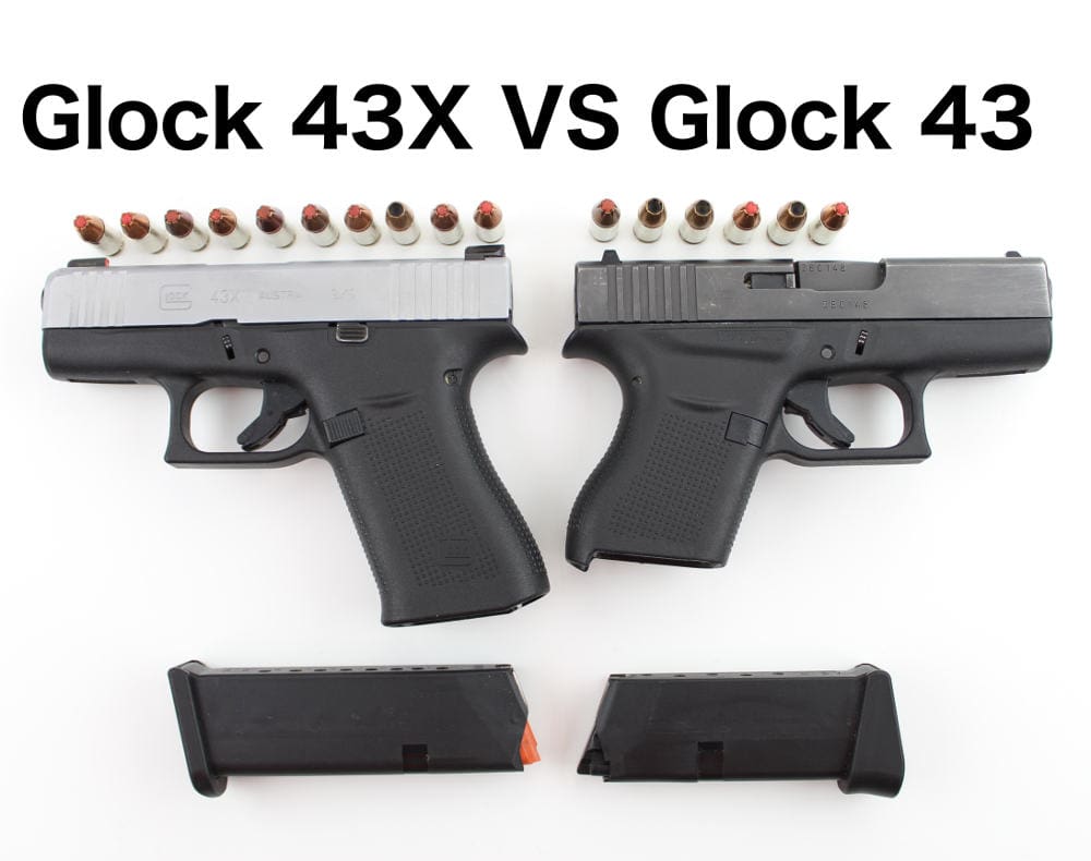 Glock 43 vs. Glock 43X: Which One is Right for You? - WARRIORLAND