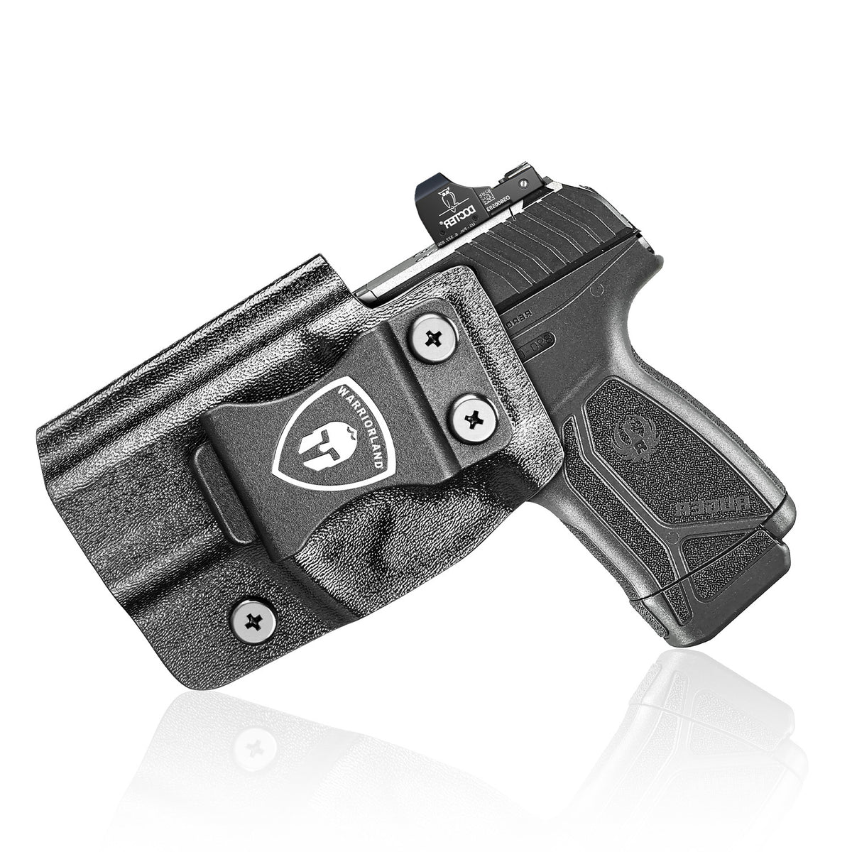 Ruger MAX-9 Holster IWB Kydex Holster Optics Cut: Ruger Max 9 Pistol, Inside Waistband Appendix Carry MAX 9mm Holster, Adj. Retention & Cant, Right/Left Hand Optional|WARRIORLAND