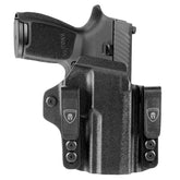 Sig P320 M18 & P320 M17 IWB & OWB Convertible Holster Optics Cut: Sig Sauer P320 Compact M18 & P320 Full Size M17, IWB OWB Combo Holster P320, 1.75 Belt Clip, Adjustable Ride Height, Right Hand