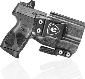 IWB Kydex Holster with Claw Attachment and Optic Cut Fit Taurus G2C /Taurus G3C Pistol, Inside Waistband Appendix Carry 9mm G2C Holster, Adj. Cant & Retention, Right Hand|WARRIORLAND