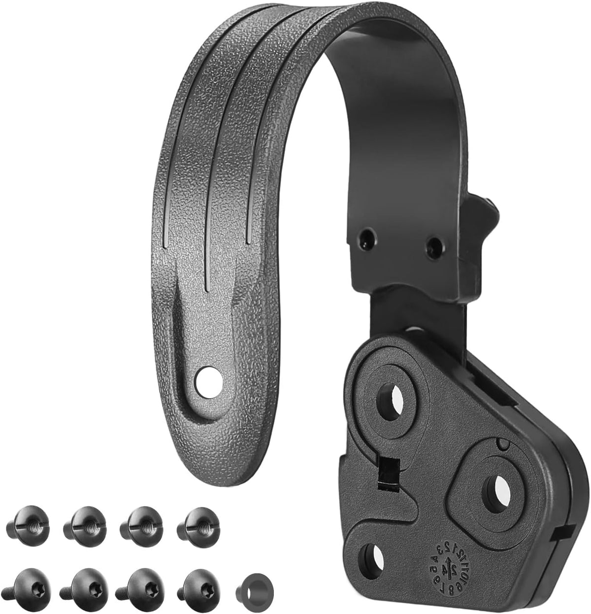 WARRIORLAND Level II Holster Retention Thumb Release Hood Kit - Impact-Resistant Polymer, Right/Left Hand Options, Compatible with Level II Holsters