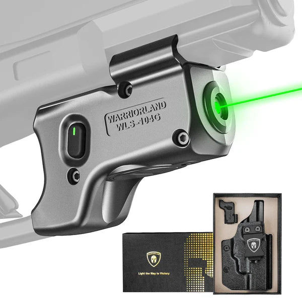 WARRIORLAND Kydex Holster (Only) Fit WLS-104 Laser Sight and Glock 17/19/19X/23/31/32/44/45.