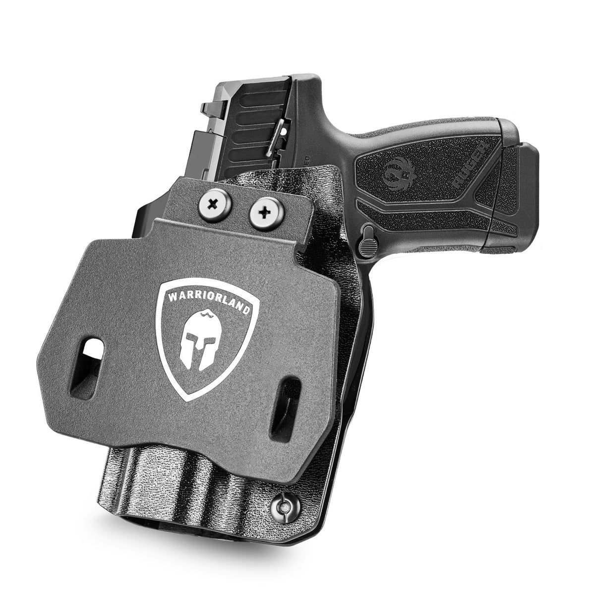 OWB Holster Optics Cut Fit Ruger Max-9 Pistol, Outside Waistband Open Carry Max 9 Holster with 1.75 Inch Paddle, Adj. Retention & Cant, Right Hand|WARRIORLAND