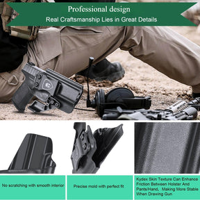 Smith & Wesson SD9 SD40 VE Inside Waistband Concealed Carry Holster with Claw Holsters for Fat Guys | WARRIORLAND WARRIORLAND