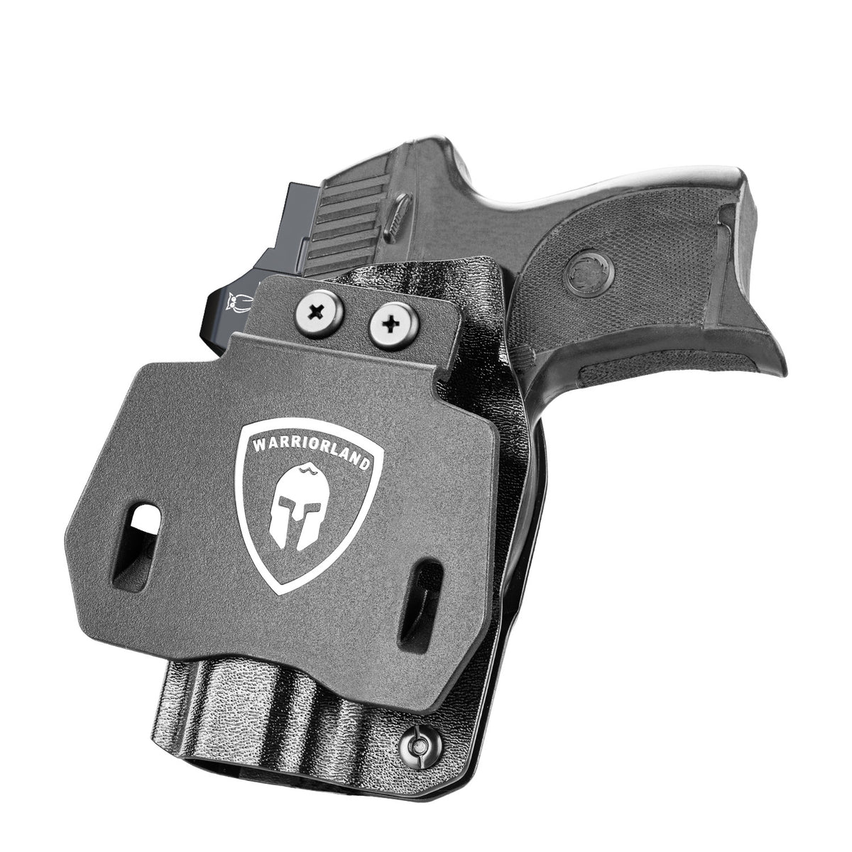 OWB Holster Optics Cut Fit Ruger Max-9 Pistol, Outside Waistband Open Carry Max 9 Holster with 1.75 Inch Paddle, Adj. Retention & Cant, Right Hand|WARRIORLAND