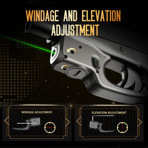 Green Laser Sight Designed to Fit Glock 48 with Holster Combo, Green Beam Sight with Power Indicator, Custom-Made IWB Kydex Holster Right Hand, WLS-105G w/ G48 Holster|WARRIORLAND