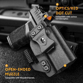 WARRIORLAND IWB Kydex Holster Compatible with Springfield Hellcat Pro, Not Fit Hellcat, Inside Waistband Appendix Conceal Carry, with Claw & Adj. Retention & Cant, Right Hand