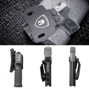 OWB Holster Optics Cut Fit Ruger LCP Max Pistol, Outside Waistband Open Carry Max .380 Holster with 1.75 Inch Paddle, Adj. Retention & Cant, Right Hand|WARRIORLAND WARRIORLAND