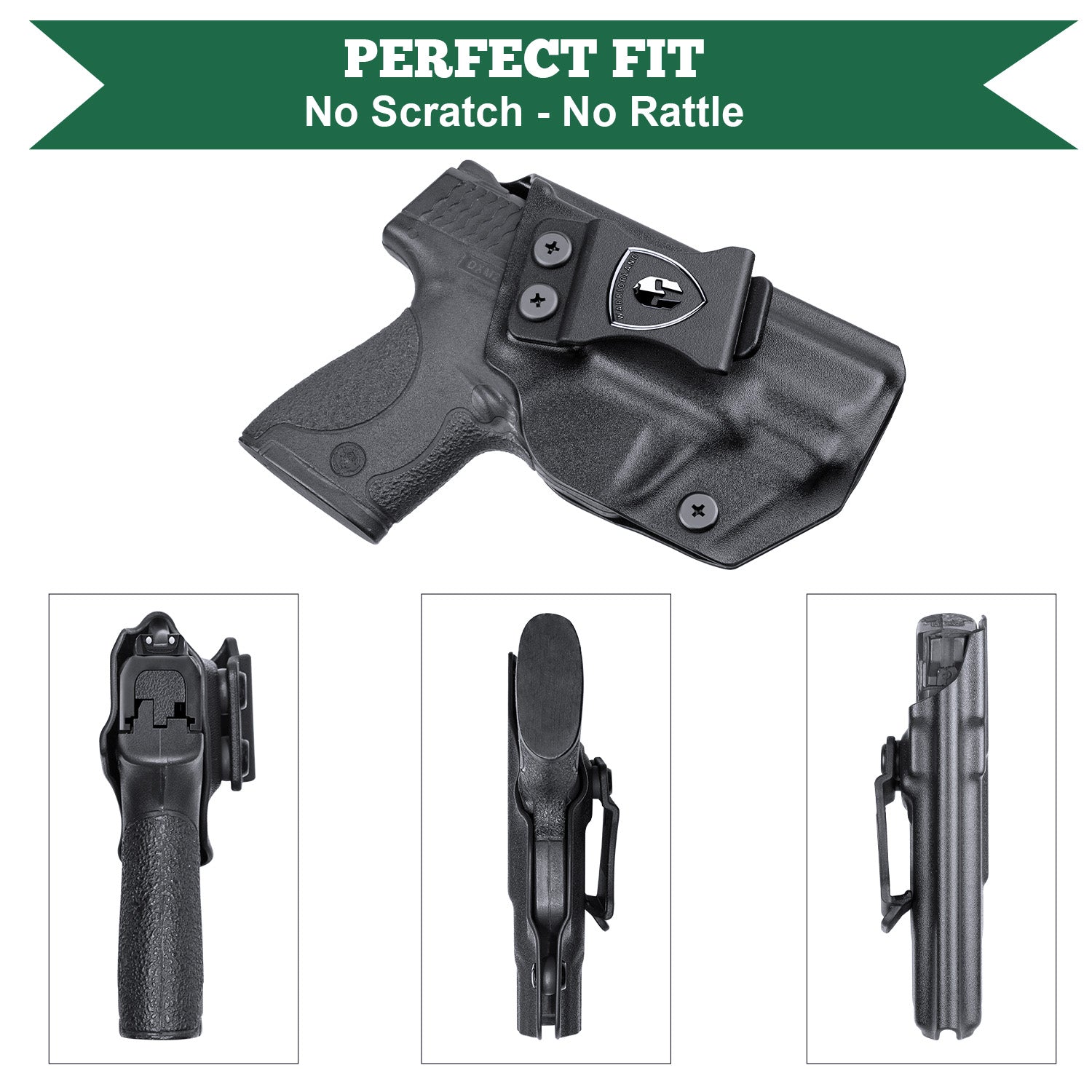 IWB Holster Fit M&P Shield 9mm &Smith & Wesson .40 3.1’’ M&P Shield M2.0 Compact Warriorland