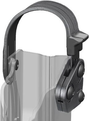 WARRIORLAND Level II Holster Retention Thumb Release Hood Kit - Impact-Resistant Polymer, Right/Left Hand Options, Compatible with Level II Holsters