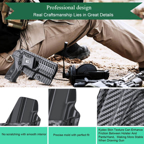 Ruger Security 9mm Compact Holster IWB Carbon Fiber Kydex | WARRIORLAND WARRIORLAND