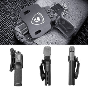 OWB Holster Optics Cut Fit Ruger Max-9 Pistol, Outside Waistband Open Carry Max 9 Holster with 1.75 Inch Paddle, Adj. Retention & Cant, Right Hand|WARRIORLAND WARRIORLAND