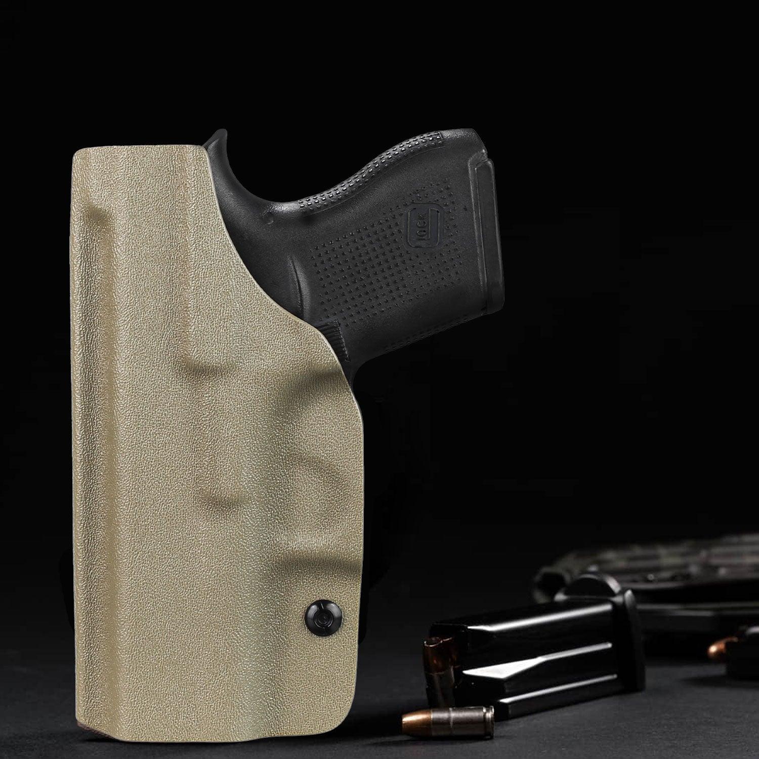 G43 / G43X & G43X MOS Holster, IWB Tan Color Kydex Holster