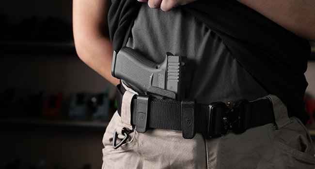 Glock 43/43X/MOS IWB & OWB Convertible Holster Holsters, Optic Ready, Adj Ride Height,Right Hand Glock 43/43X/MOS IWB & OWB Convertible Holster Holsters, Optic Ready, Adj Ride Height,Right Hand