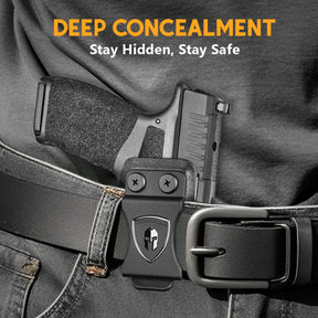 WARRIORLAND IWB Kydex Holster Compatible with Springfield Hellcat Pro, Not Fit Hellcat, Inside Waistband Appendix Conceal Carry, with Claw & Adj. Retention & Cant, Right Hand