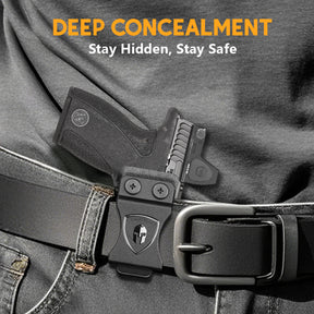 WARRIORLAND IWB Kydex Holster Compatible with S&W Bodyguard 2.0 – Concealed Carry Holster with Optic Cut, Claw, Adjustable Cant, Audible Lock, Inside Waistband Carry, Right Hand Draw