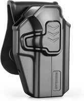 WARRIORLAND Level II Index Finger Release Paddle Holster, Fits Glock 43X/ 43X MOS/ 43 & Glock 48/48 MOS / PSA Dagger Micro, Optic Cut, Adj. Cant & Retention, Right Hand