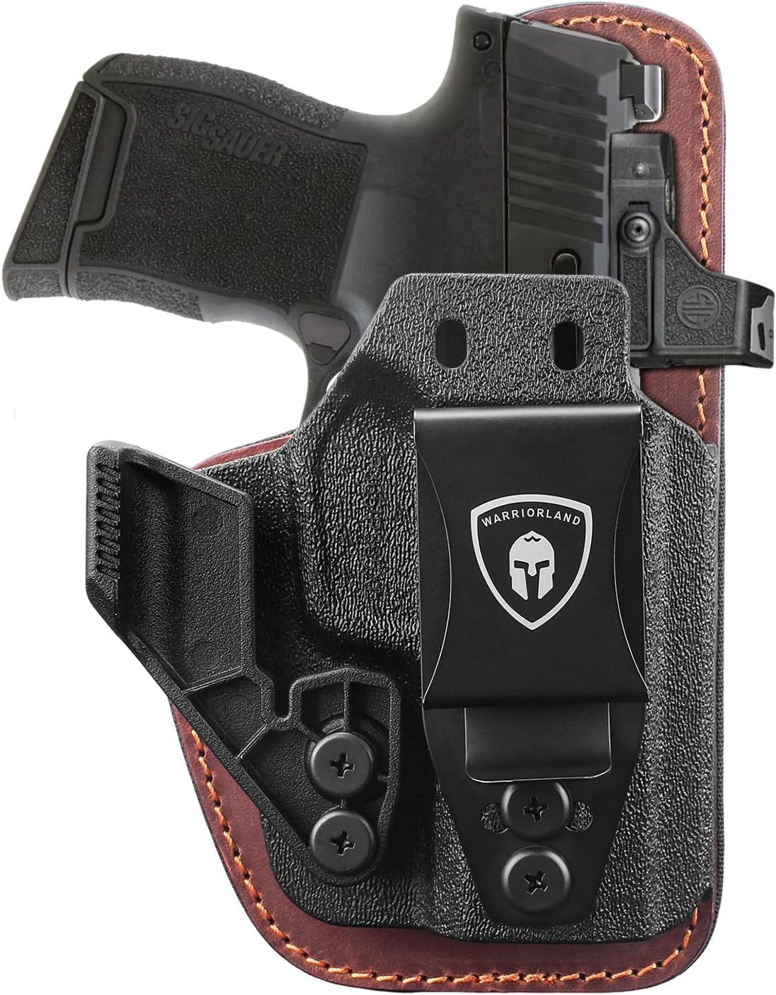 Sig P365 / P365X / P365 XL IWB Hybrid Holster - WARRIORLAND Optic-Ready Concealed Carry, Adj. Height/Cant/Retention, Ultimate Comfort, Right Hand WARRIORLAND