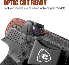Sig P365 / P365X / P365 XL IWB Hybrid Holster - WARRIORLAND Optic-Ready Concealed Carry, Adj. Height/Cant/Retention, Ultimate Comfort, Right Hand WARRIORLAND