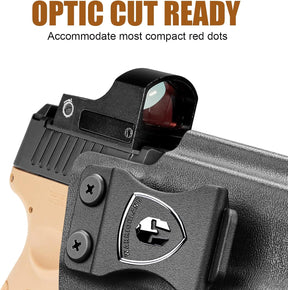Taurus G2C / G3C / G2s / G3C Toro / PT111 / PT140 IWB Kydex Holster w/Claw - Olight Baldr S / Mini / RL Mini Light Bearing, Optic Cut, Adj. Retention & Cant, Right Hand - WARRIORLAND