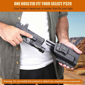 Glock 17/19 Gen3-6 / G19X / 44/45 / G34 Gen4-5 IWB Kydex Holster w/Claw - TLR-1 / TLR-1 HL / HL-X / HP-X / TLR-1s Light Bearing, Optic Cut, Adj. Retention & Cant, Right Hand - WARRIORLAND