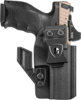 HK VP9 IWB Kydex Holster - Optic Cut + Claw, Adjustable Cant & Posi-Click Audible Lock, Right-Hand Concealed Carry - WARRIORLAND