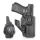 WARRIORLAND IWB & OWB Convertible Holster Optic Cut: Compatible with Glock 17/19 Gen 3-5 Glock 22/23/31/32 Gen 3-4 Glock 19X/44/45 IWB OWB Combo Holster, with Claw,Adj Ride Height, Right Hand