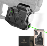 WARRIORLAND Pistol Light Laser & Holster Fit for Taurus G2C/ G3C/ PT111 G2 / PT140 G2, Compact 150-Lumen Trigger Mounted Tactical Weapon Light with Green Laser White LED & IWB Holster, Power Indicator