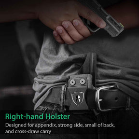 WARRIORLAND IWB Kydex Holster, Fit Ruger Security 380 | Adj. Cant & Retention | w/Optic Cut & Claw Options