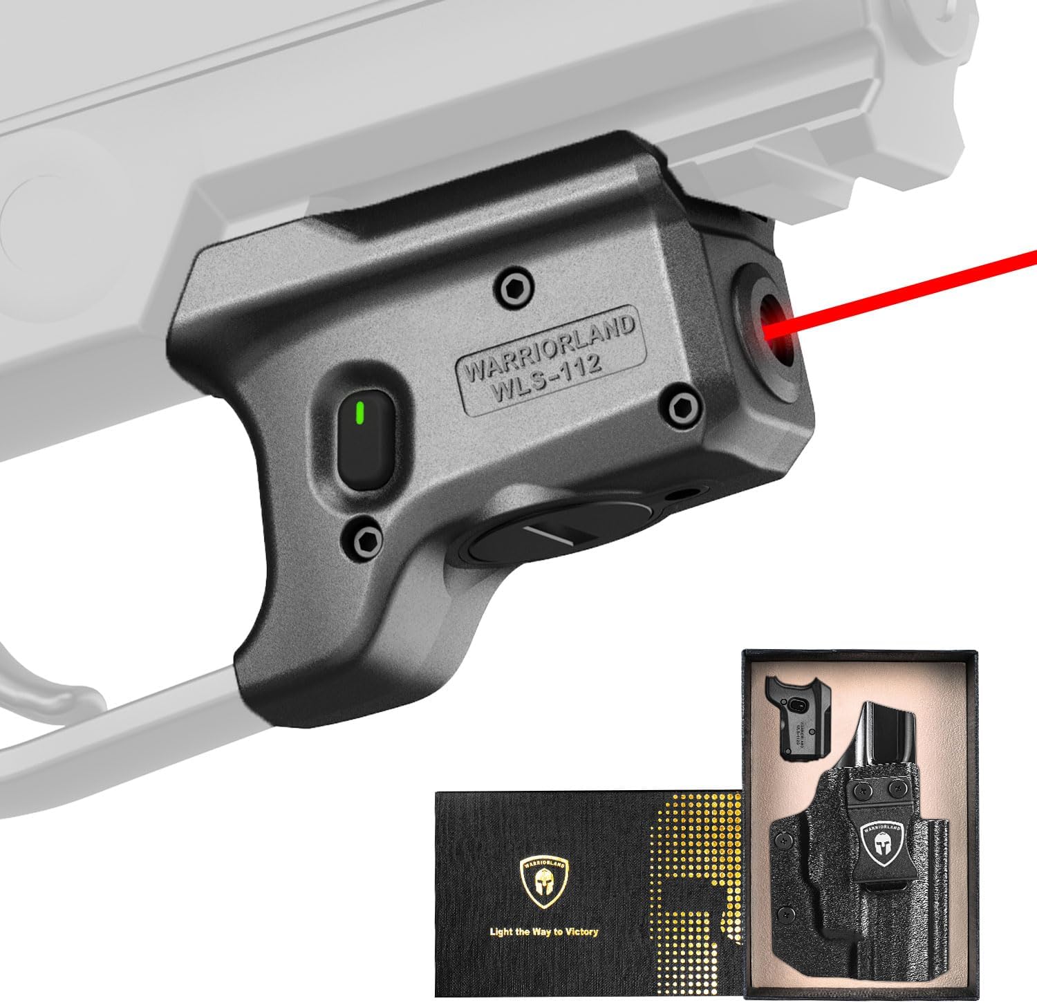 WARRIORLAND Red Laser Light and Holster Combo, Fit for P320